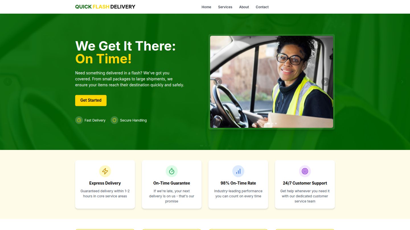 Quick Flash Delivery - Professional delivery service